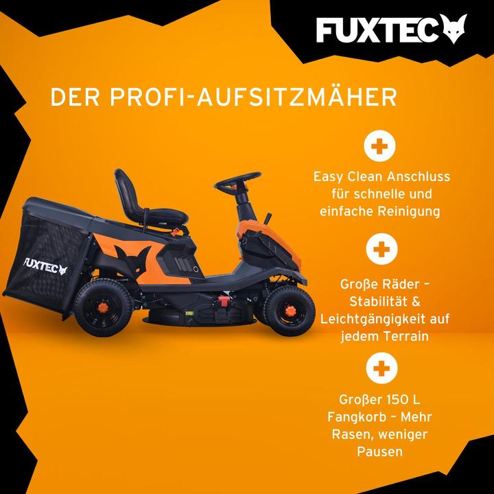 Produktbild Fuxtec Aufsitzmäher FX-RMR66 (Benzinbetrieb)