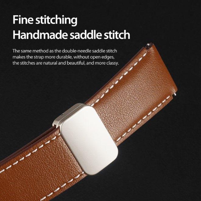 Actual product image Dux Ducis YA Series genuine leather strap (20 mm, Genuine leather)