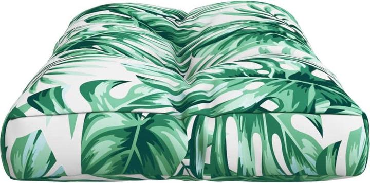 Produktbild VidaXL Palettenkissen Palettenpolster Palettensofa Rückenkissen Blattmuster (70 x 40 x 12 cm)
