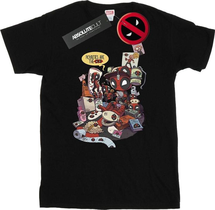 Actual product image Mens Deadpool Merchandise Royalties T-Shirt (S)