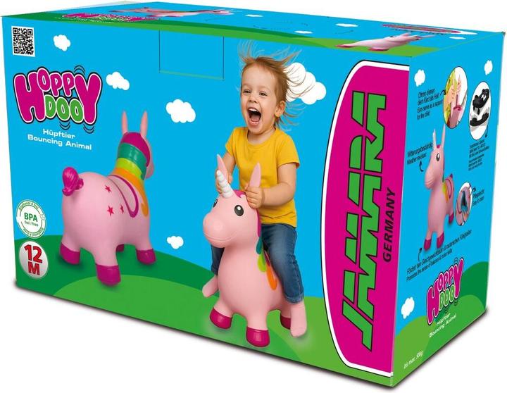 Actual product image Jamara Unicorn with doll