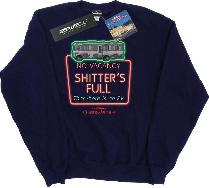 Produktbild National Lampoon´s Vacation National Lampoon's Christmas Vacation Greyscale No Vacancy Sweatshirt (L)
