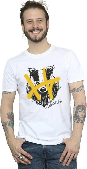 Actual product image Mens Hufflepuff Pop Spray T-Shirt (5XL)