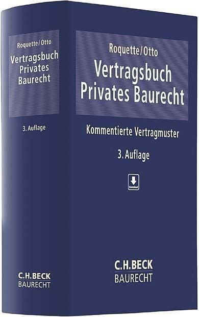 Image du produit Vertragsbuch Privates Baurecht (Allemand, Daniel Schweiger, Andreas J. Roquette, Adrian Aldinger, Hartmut Hamann, Christoph G. Benedict, 2020)