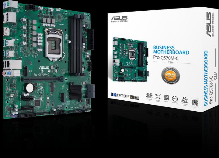 Productafbeelding ASUS Pro Q570M-C/CSM (LGA 1200, Intel Q570, mATX)