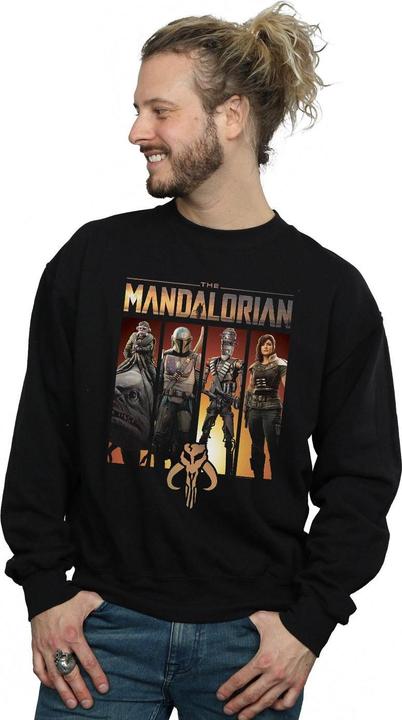 Immagine prodotto Star Wars The Mandalorian Character Lineup Felpa Uomo (XXL)
