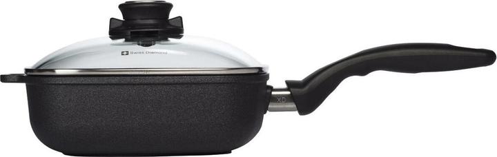 Actual product image Swiss Diamond Frying pan XD Classic with lid 20 cm (20 cm, Frying pan, Aluminium)