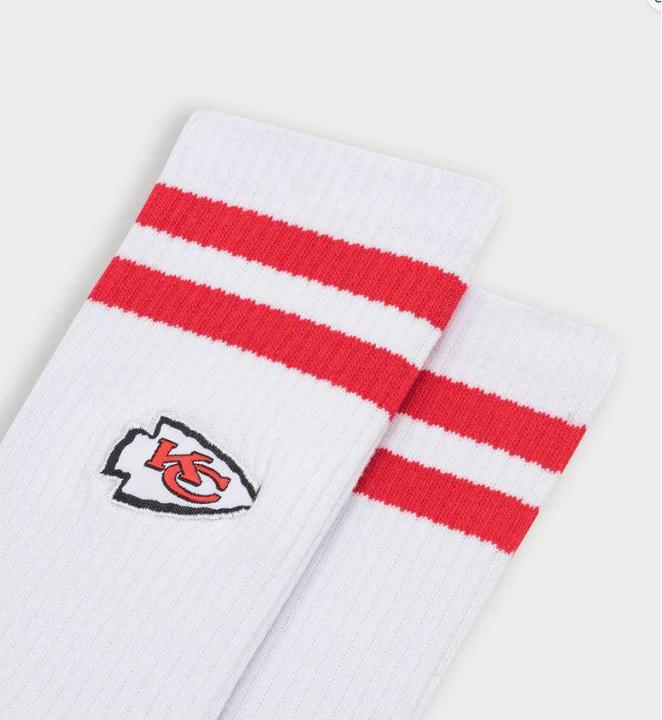 NFL Kansas City Chiefs Stripes '90 Sportsocken - Grösse 41-46 (41 - 46)