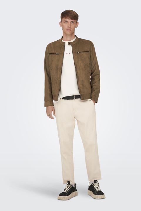 Immagine prodotto Only & Sons Giacca in finto camoscio (XL)