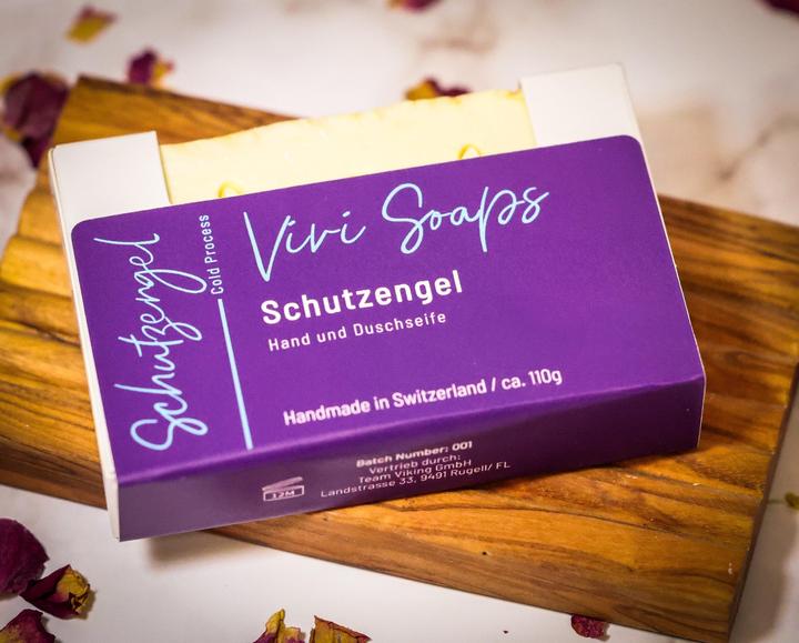 Actual product image Vivi Soaps Schutzengel Sonnenblumen-Sandelholz Seife (Hard soap)