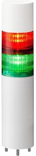 Image du produit Patlite Tour de signalisation avec buzzer Vert / Rouge 340mA 24V LR6 Montage en surface IP67 / IP69K
