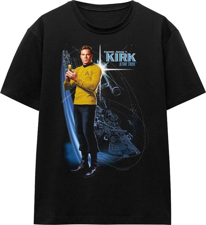 Actual product image Unisex Adult Galactic Captain Kirk T-Shirt (XL)