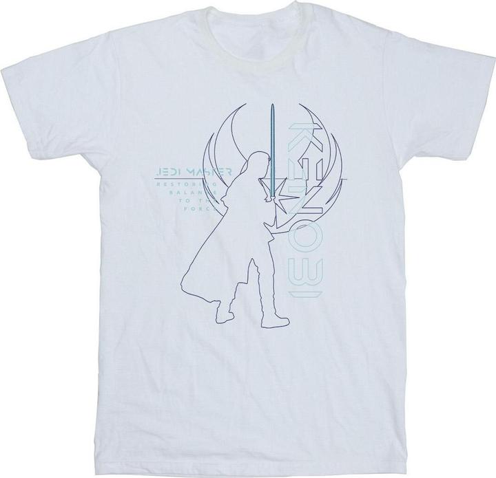 Star Wars ObiWan Kenobi Jedi Master Balance TShirt (L)