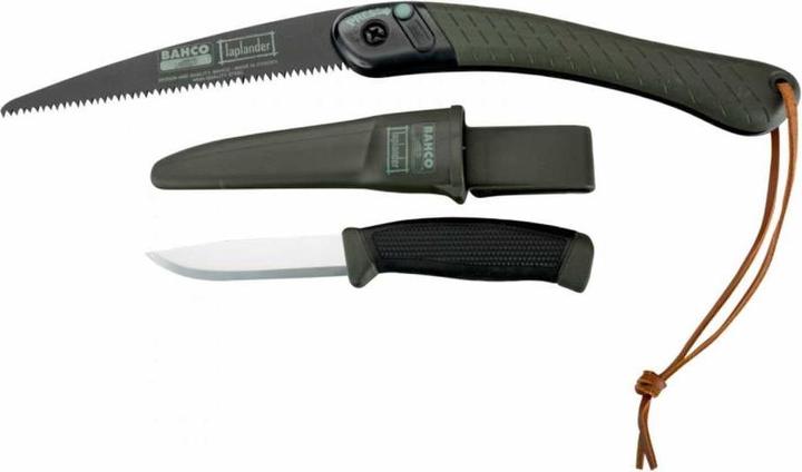 Produktbild Bahco Klappbare Säge und Messer Laplander Satz mit 2-Komponenten-Griff