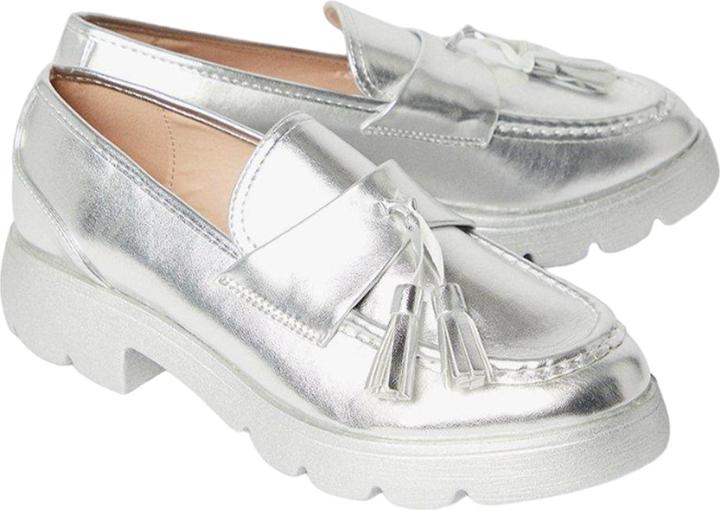 Actual product image FAITH Womens/Ladies Nala Tassel Loafers (36)