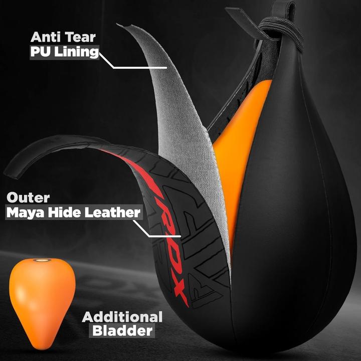 Image du produit Rdx 2Pc Speed Ball F6 Matte Red + Swivel