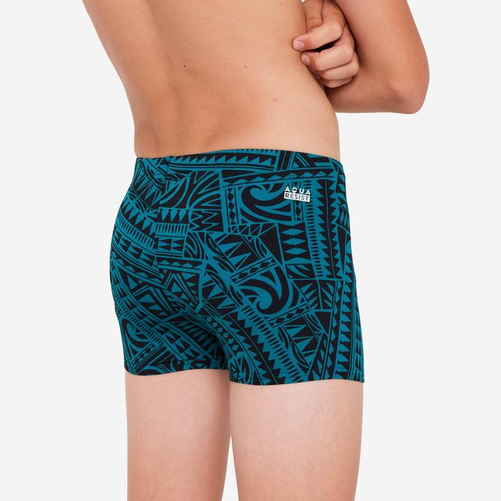 Produktbild Nabaiji Badehose Boxer Jungen - 500 Fitib Fatu grün (5, 6)