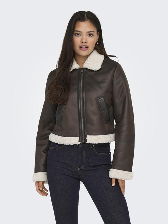 Image du produit Only Fly-Away col veste en cuir synthétique (S)