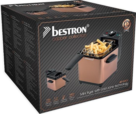 Immagine prodotto Bestron La migliore friggitrice 1.2L AF100CO in rame 1000W