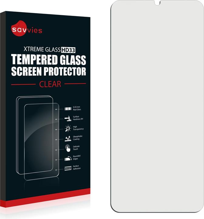 Produktbild Savvies Panzerglas Hartglas Displayschutz (1 Stück, Samsung Galaxy A02s)