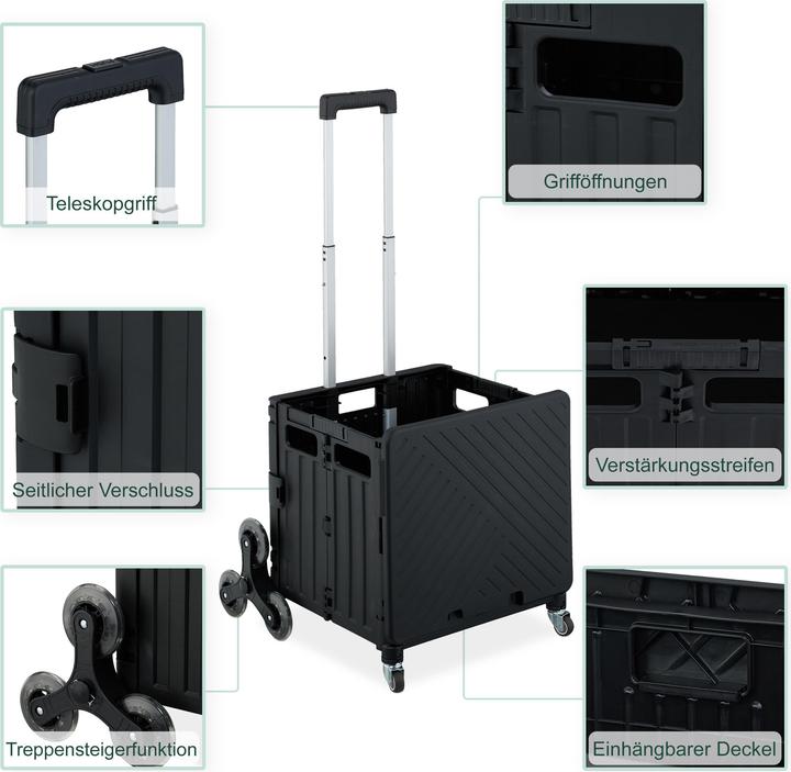 Immagine prodotto Relaxdays Carrello porta-spesa