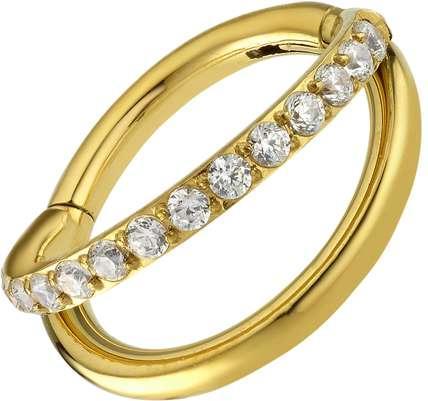 Produktbild Bijouteria Ohrpiercing (Chirurgenstahl 316L, Kristall)