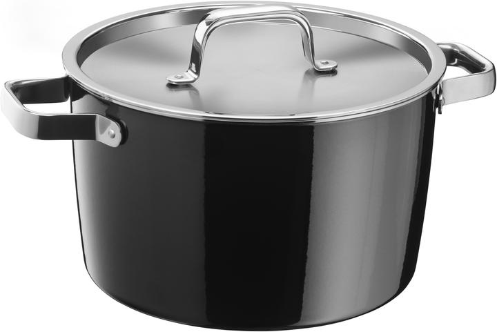 WMF Pot de viande noir (24 cm, Casserole, Acier)