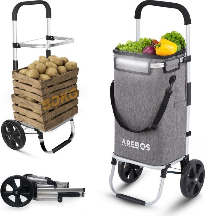Arebos Einkaufstrolley