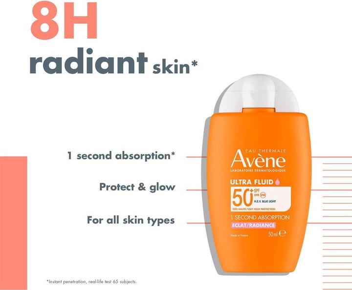 Actual product image Avène Ultra Fluid (Sun cream face, SPF 50+, 50 ml)
