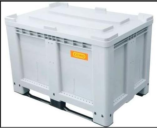 Actual product image Cemo PE lid for 525 L logistics box