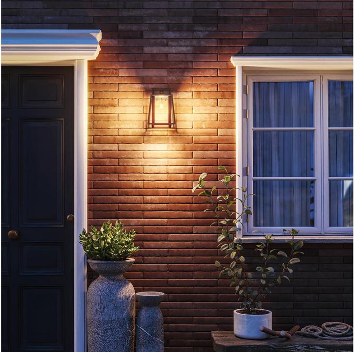 Immagine prodotto Philips Lighting Lysin 929004632801 Solar-Aussenwandleuchte 3.2 W Warmweiss Schw (470 lm, IP44)