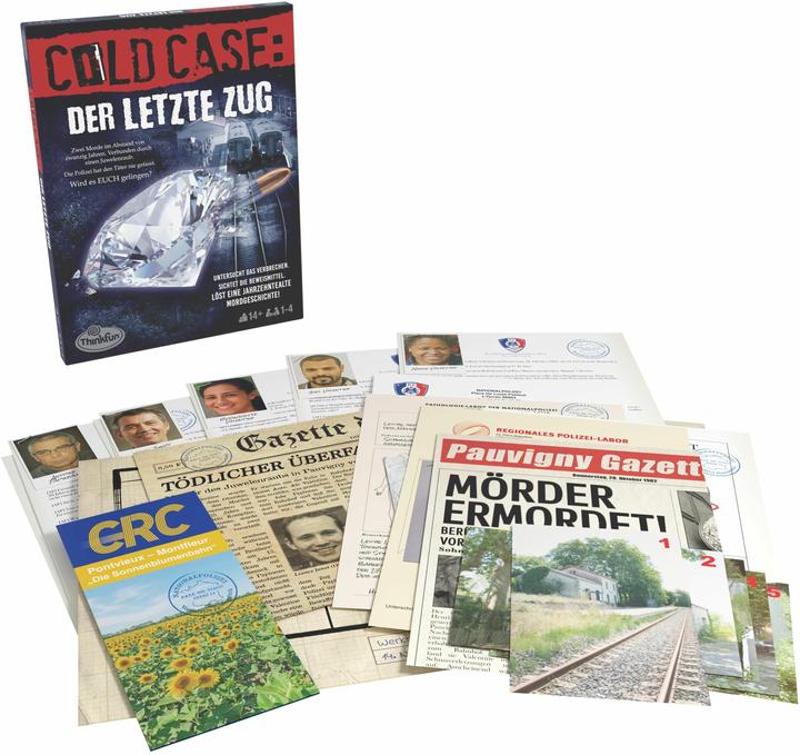 Image du produit Thinkfun Cold Case : Le dernier train (Allemand)