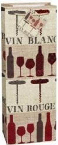 Actual product image Unique Party Vino Foil Wine Bag