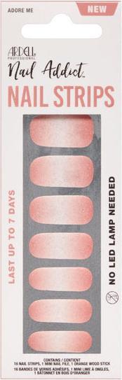 Produktbild Ardell Nail Addict Nail Strips Adore me 16 Stk (Pink)