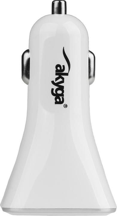 Produktbild Akyga AK-CH-08 Quick Charge car charger 2x USB 3A white 12V