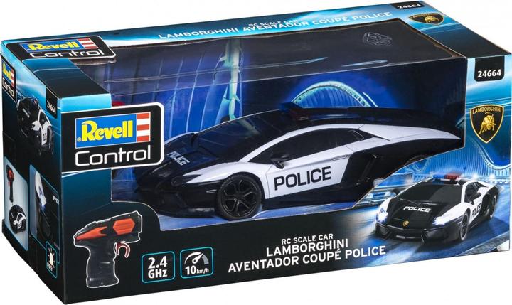 Actual product image Revell RC Lamborghini Aventador Police
