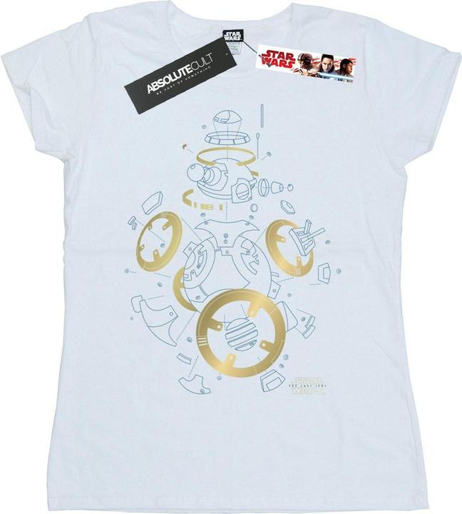 Image du produit Star Wars - T-shirt THE LAST JEDI BB-8 DECONSTRUCTED - Femme (XL)