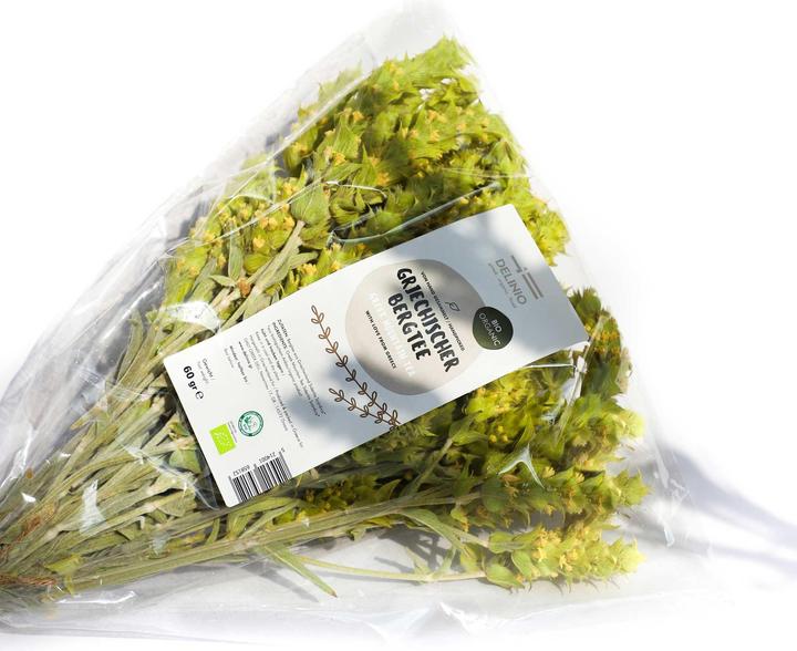 Image du produit Delinio Griechischer Bio Bergtee, 60 gr, SIDERITIS SCARDICA, per hand geerntet, natürliche Trocknung an der (62 g)