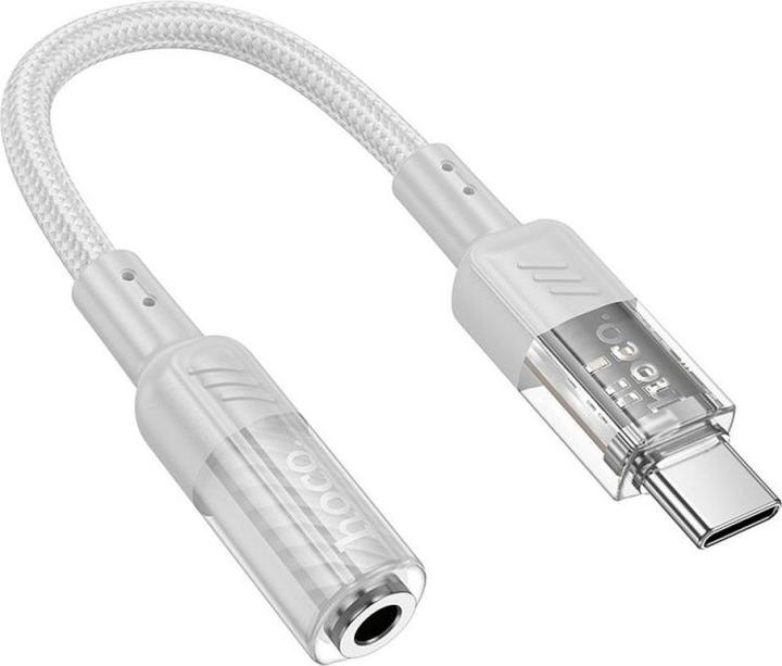 Actual product image Hoco USB-C to 3.5mm LS37, grey