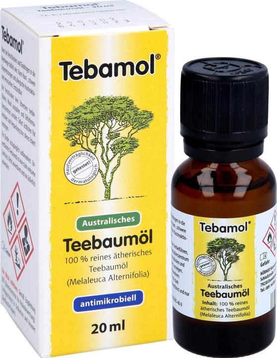 Produktbild Tebamol TEEBAUMOEL, 20 ml Öl (Körperöl, 20 ml)