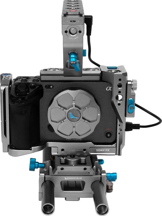 Kondor Blue Sony FX3/FX30 Base Rig MKII (grigio spazio) (Attacco cardanico)