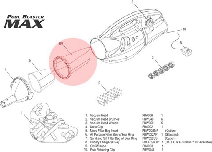 Produktbild Water Tech Ersatzbeutel für Poolblaster Max & CG