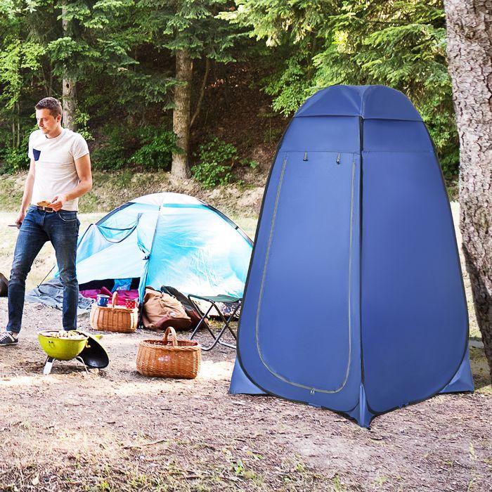 Image du produit Swisshandel24 Pop up Tente de toilette Tente de douche mobile Camping Tente de vestiaire avec poche intérieure (1 personne)