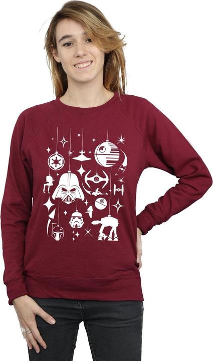 Actual product image Star Wars Womens/Ladies Christmas Decorations Sweatshirt (XL)