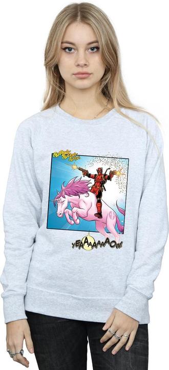 Actual product image Womens/Ladies Deadpool Hey You Sweatshirt (L)