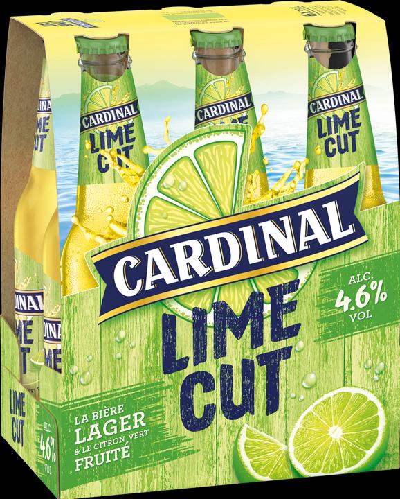 Produktbild Cardinal Lime Cut (6 x 33 cl)
