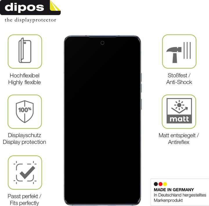 Immagine prodotto Dipos Full-Cover Pellicola Protettiva opaco (1 Pezzo/i, Motorola Edge 40)