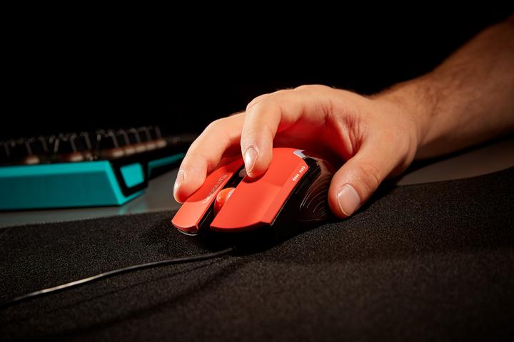 Actual product image Nacon Gaming GM-105 Optical Gaming Mouse - red (PC) (Cable)