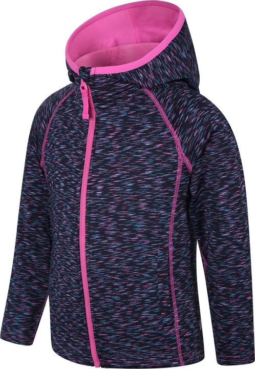Image du produit Mountain Warehouse Sweat à capuche zippé à rayures Kayleigh II pour enfants et adolescents (146, 152)