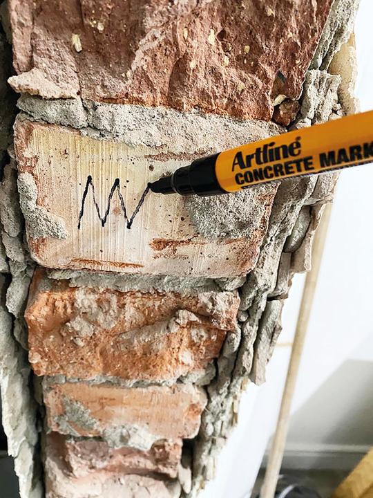 Actual product image Artline Permanent marker concrete (Black, 1.50 mm, 1 x)